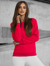 Sudadera de mujer frambuesa OZONEE JS/W01/59Z