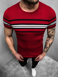 Jersey de hombre burdeos OZONEE L/2296Z