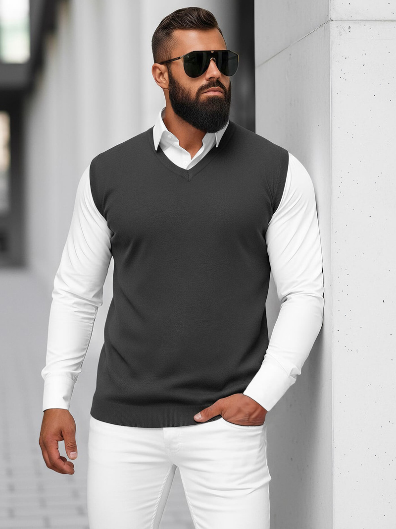 Jersey de hombre grafito OZONEE NB/MM6005/3Z