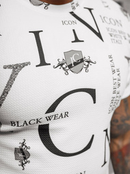 Camiseta de hombre blanco OZONEE O/T6482