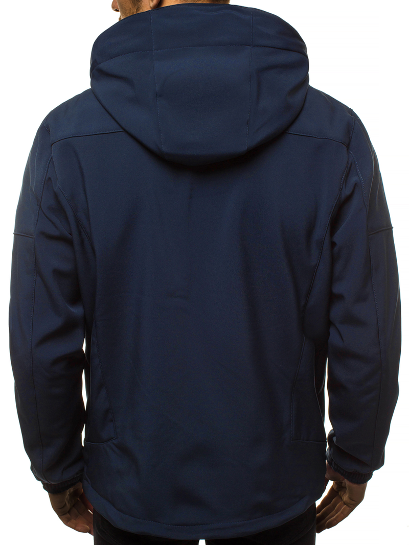 Chaqueta de hombre azul marino rojo OZONEE GE/12262