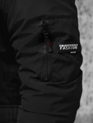 Chaqueta de hombre negra OZONEE JS/5M718/392