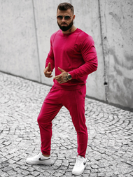 Chándal de hombre burdeos OZONEE O/12129