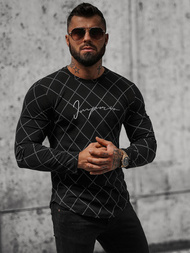 Sudadera de hombre negra OZONEE O/5919BZ