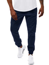 Pantalón jogger de hombre granate-oscuro OZONEE A/404