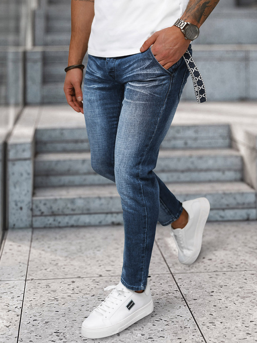 Vaqueros de hombre azul oscuro OZONEE NB/MP0091BS