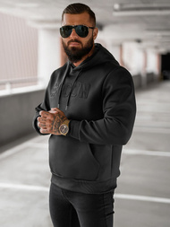 Sudadera de hombre negra OZONEE JS/27B6502/3Z