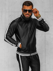 Chándal de hombre negro OZONEE O/3C103/9