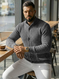 Jersey de hombre grafito OZONEE NB/MM6020/3Z