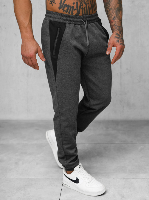 Pantalón de chándal de hombre grafito OZONEE JS/15K1813/5