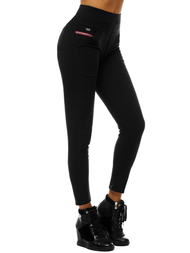 Leggings para mujer negras OZONEE JS/1040/B1