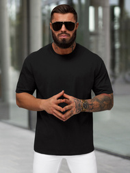 Camiseta de hombre negras OZONEE JS/67T1298/3