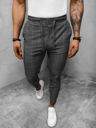 Pantalón chino de hombre de grafitne OZONEE DJ/2304/22