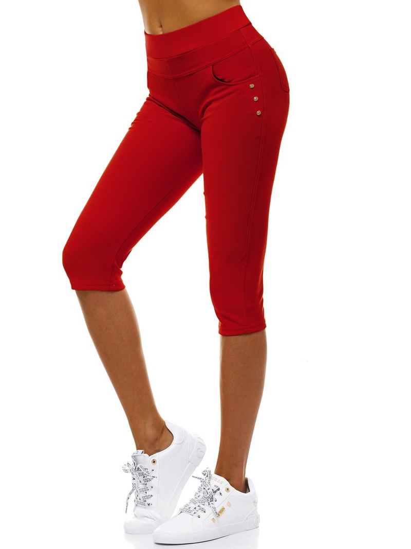 Leggings para mujer rojo OZONEE JS/1041/A5