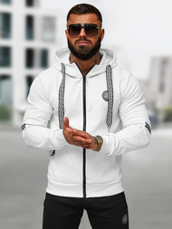 Chándal de hombre blanco-negro OZONEE O/LN11887