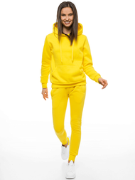 Pantalón de chándal para mujer amarillo OZONEE JS/CK01