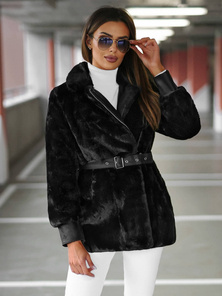Chaqueta de mujer negra OZONEE JS/11Z8075Z