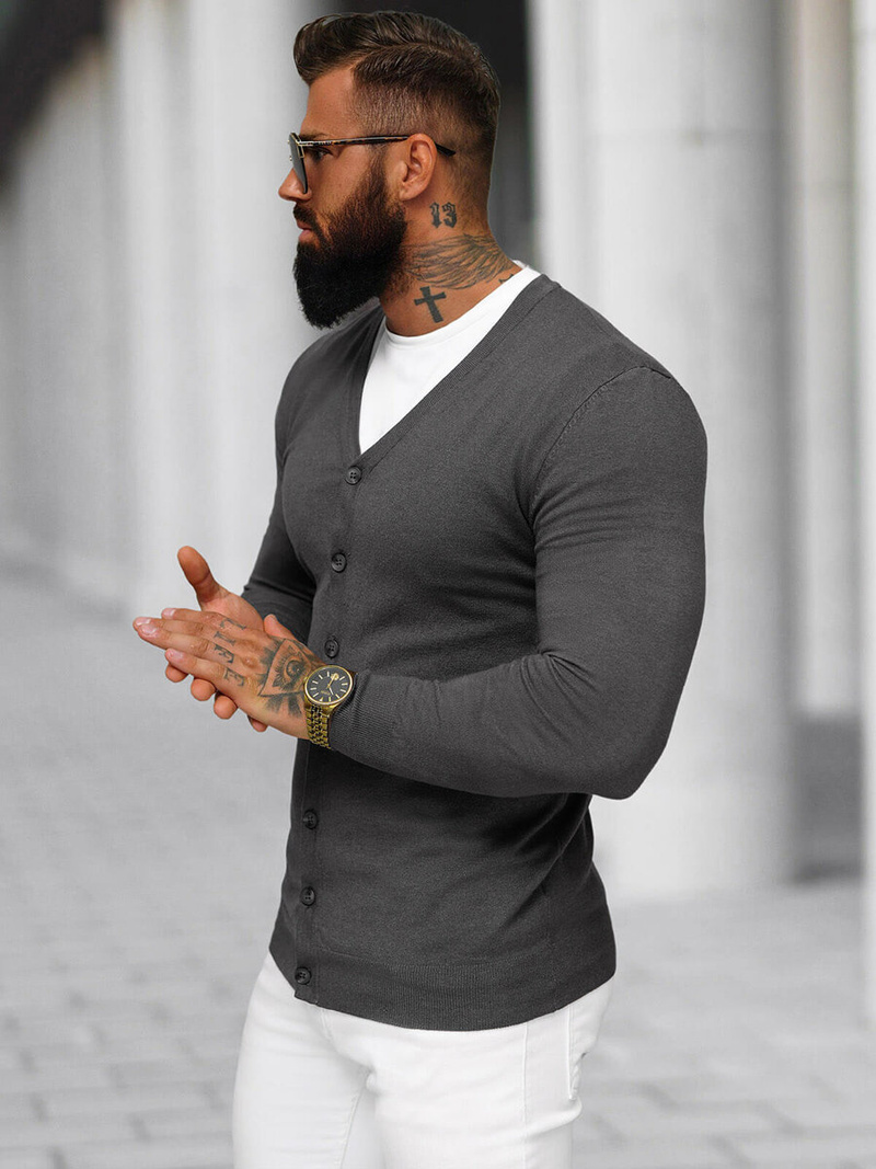 Jersey de hombre grafito OZONEE NB/MM6006/3Z