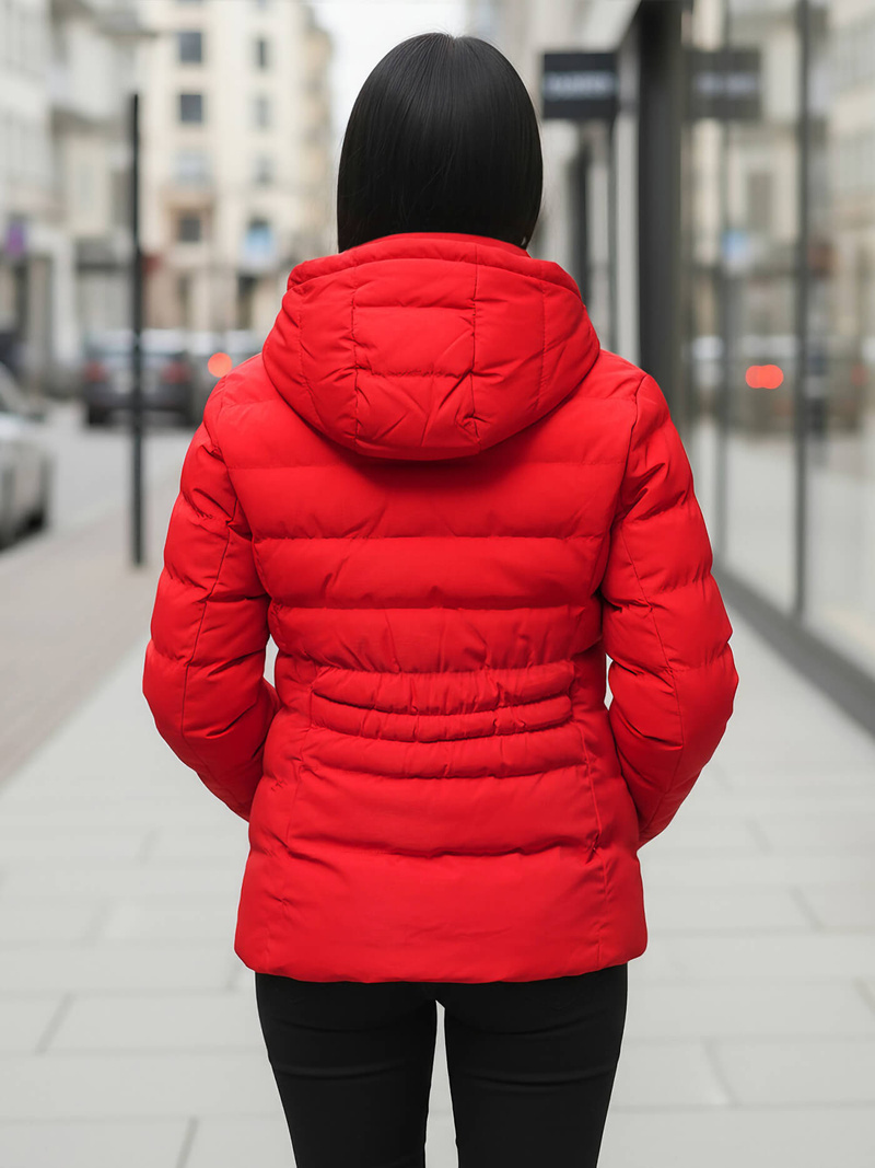 Chaqueta de mujer roja OZONEE JS/M769/270