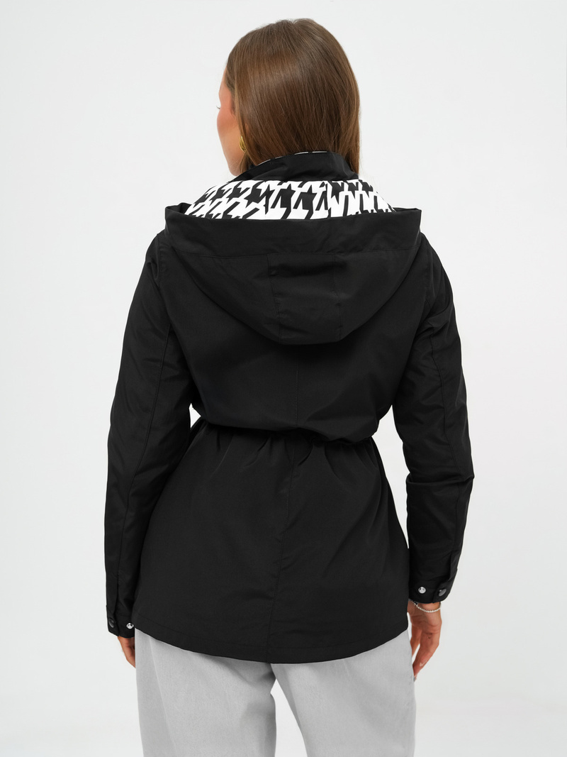 Chaqueta de mujer en negra OZONEE JS/16M9252/392