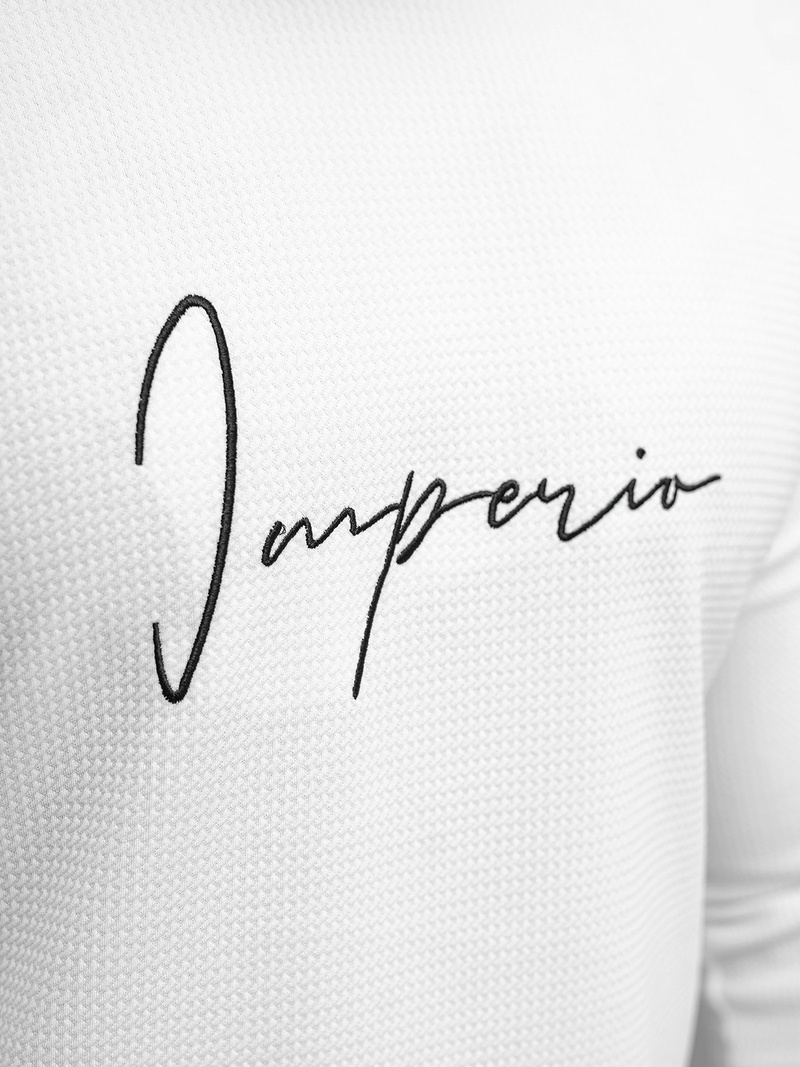 Sudadera de hombre blanca OZONEE O/D7197Z