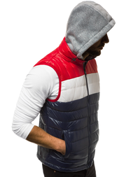 Chaleco de hombre azul marino OZONEE N/6105