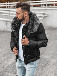 Chaqueta de hombre negra OZONEE O/99120