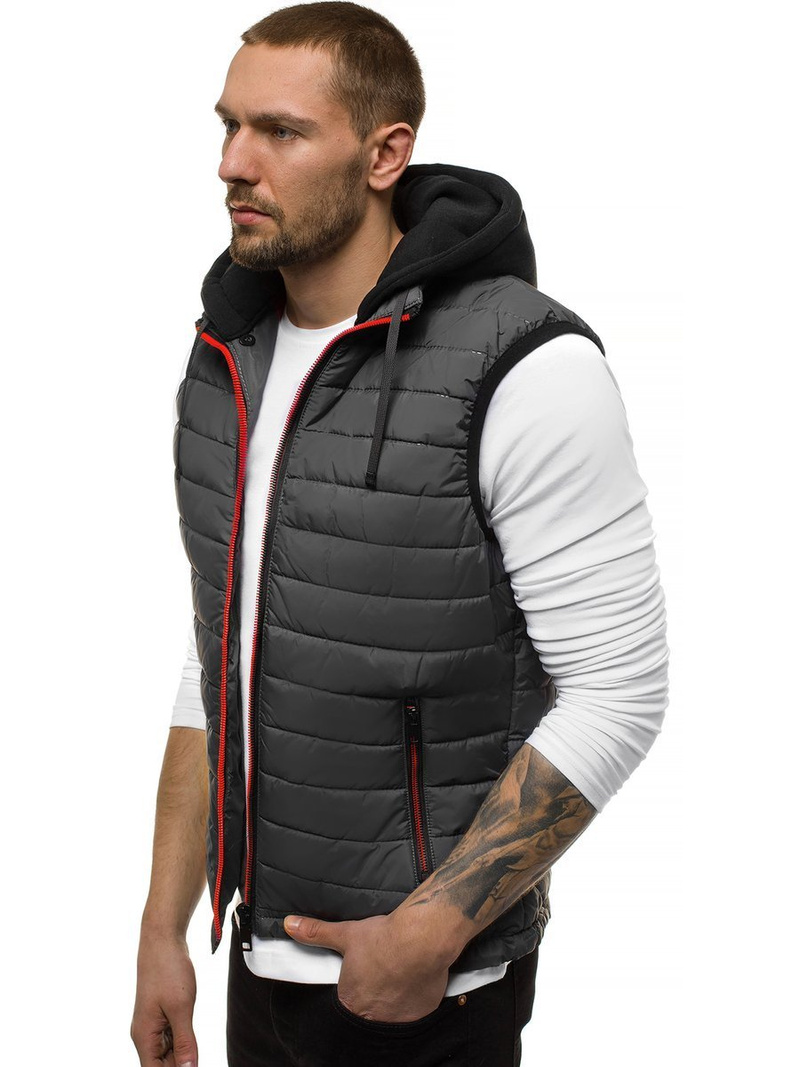 Chaleco de hombre grafito OZONEE N/6102Z