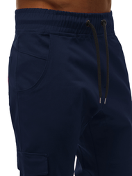 Pantalón jogger de hombre granate-oscuro OZONEE A/404