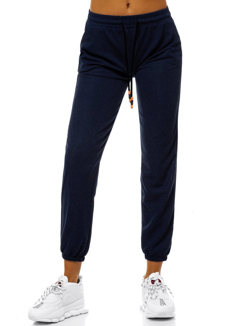 Pantalón de chándal para mujer azul marino OZONEE JS/1020/B4
