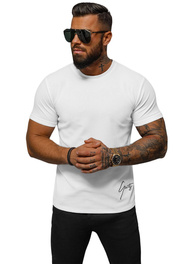 Camiseta de hombre blanco OZONEE O/L1192