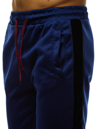 Pantalón de chándal de hombre Azul-negro OZONEE JS/JZ11007