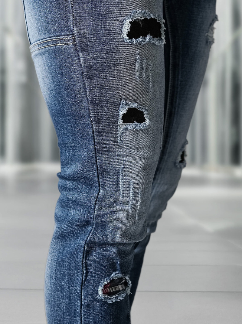 Vaqueros de hombre azul OZONEE NB/MP0050BZ