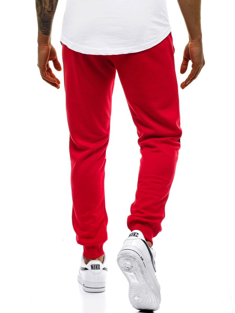 Pantalón de chándal de hombre rojo OZONEE JS/JZ11016