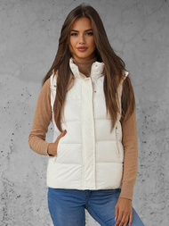 Chaleco de mujer blanco OZONEE O/SW025/10Z