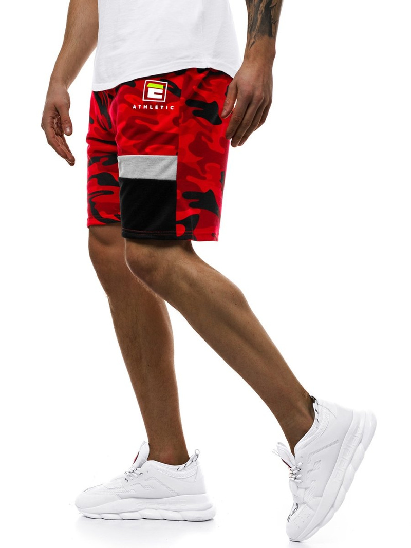 Pantalón corto de hombre rojo JS/KK300160