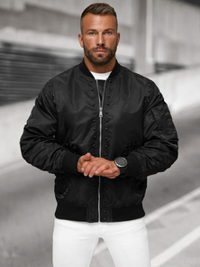 Chaqueta de hombre negra OZONEE O/8905Z