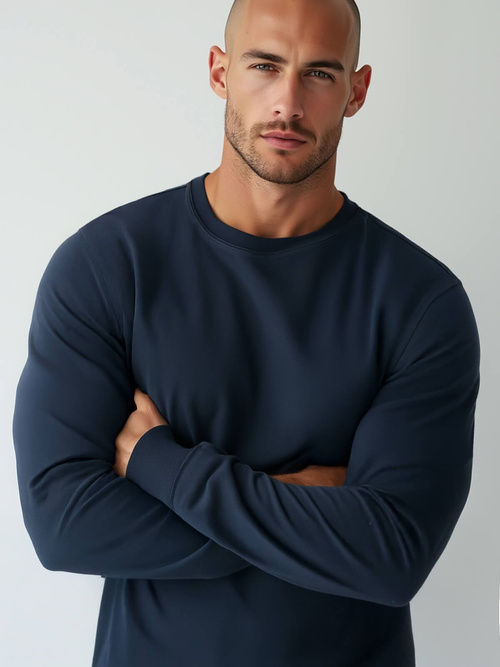 Sudadera de hombre granate OZONEE JS/2001-10Z