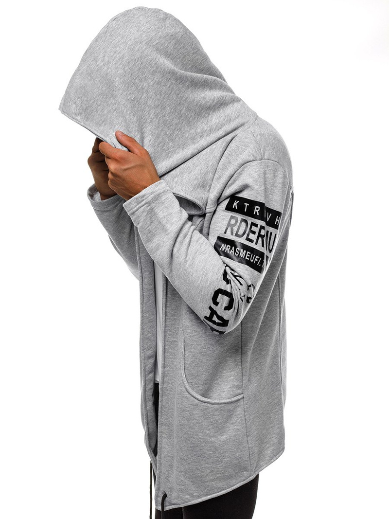 Sudadera de hombre gris OZONEE A/11110Z
