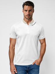 Polo de hombre blanca OZONEE O/YN2/575