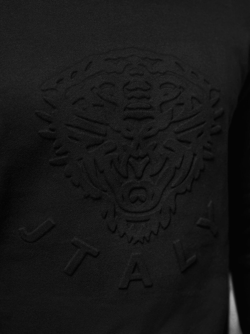 Sudadera de hombre negra OZONEE NB/MF2010