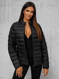 Chaqueta de mujer negra OZONEE JS/11Z8170Z