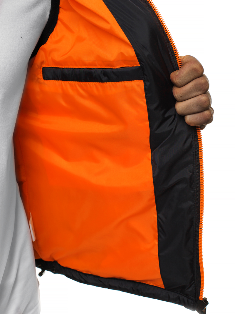 Chaleco de hombre negra OZONEE N/6102Z