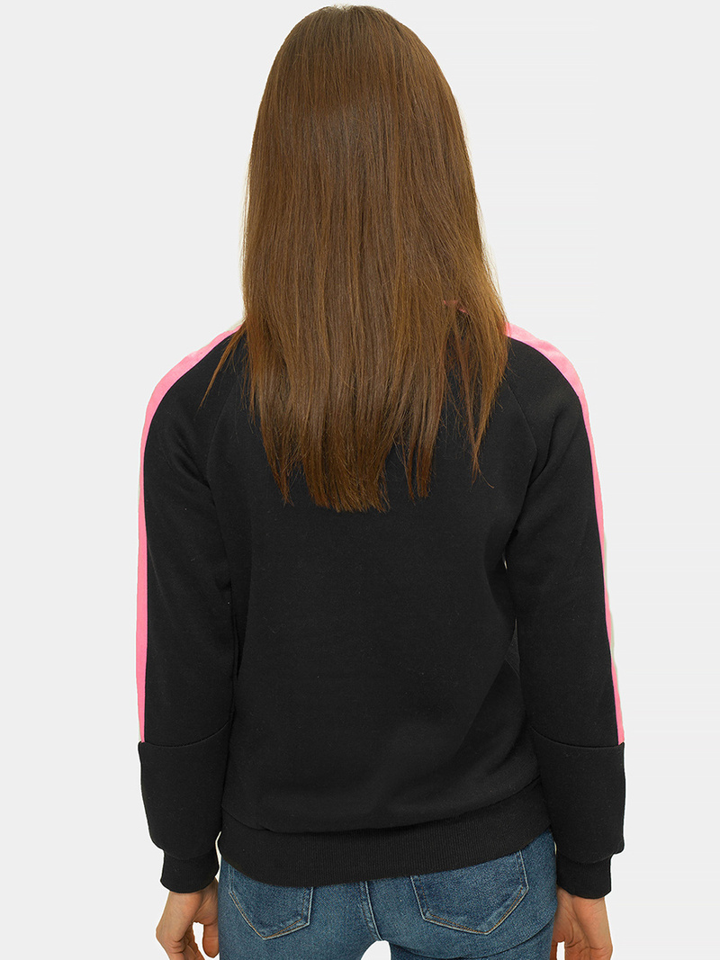 Sudadera de mujer negra OZONEE JS/B26038