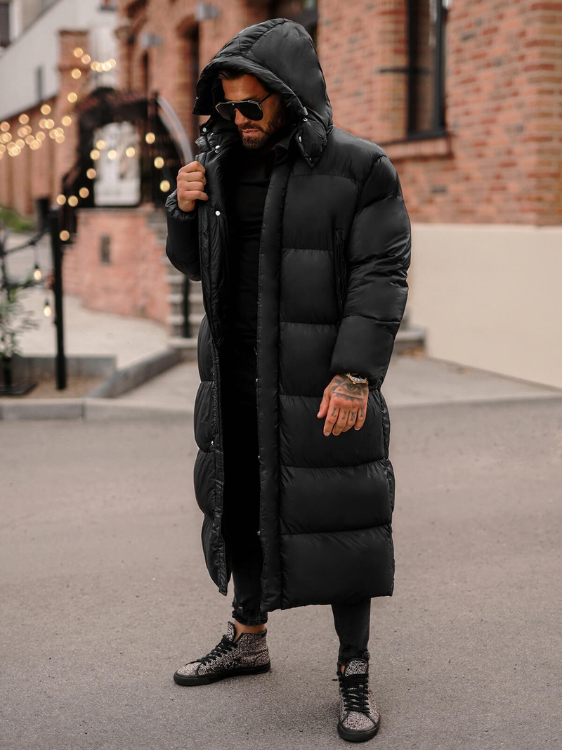 Chaqueta de hombre negra OZONEE O/M3202Z