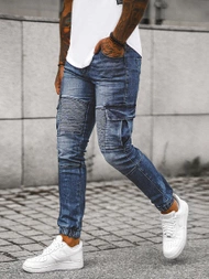 Pantalón jogger de hombre azul OZONEE NB/MP0092BS