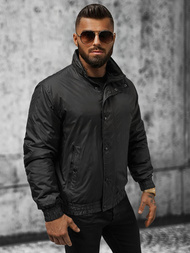 Chaqueta de hombre negra OZONEE JS/5M3102/392