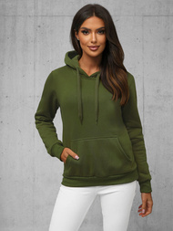 Sudadera de mujer caqui OZONEE JS/W02Z