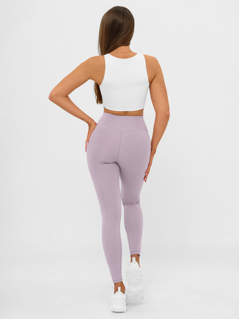 Leggings para mujer violeta claro OZONEE JS/17K580/85