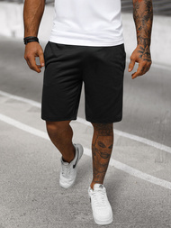 Pantalón corto de hombre negras OZONEE JS/8K100/3Z